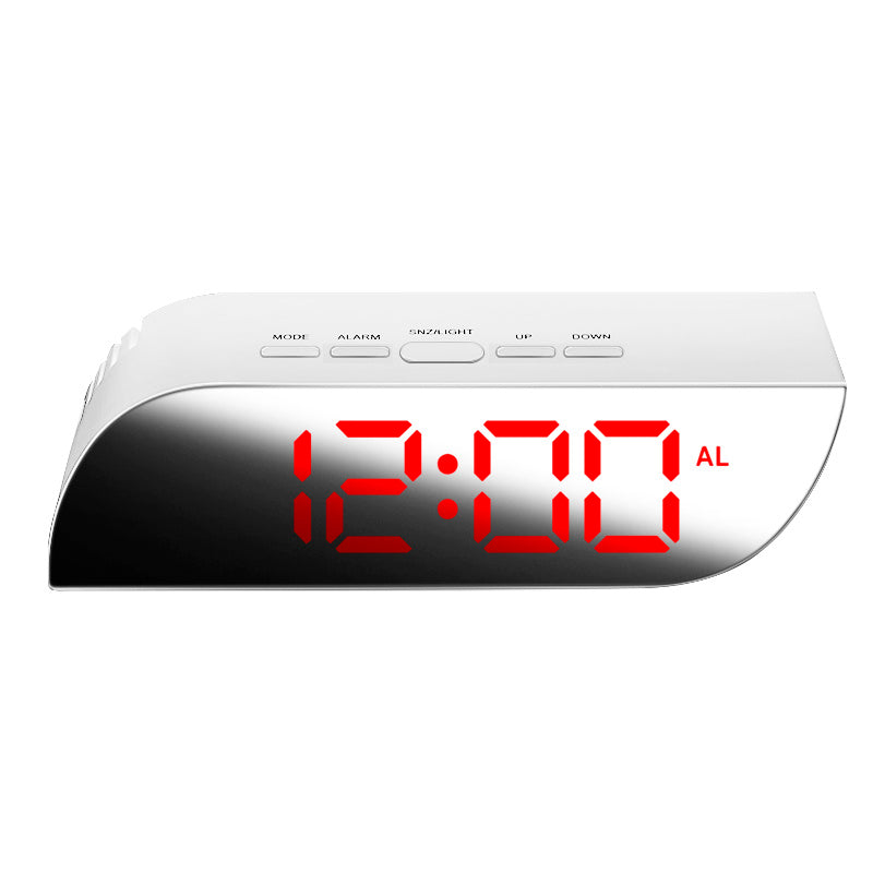 LED clock and mirror alarm clock
