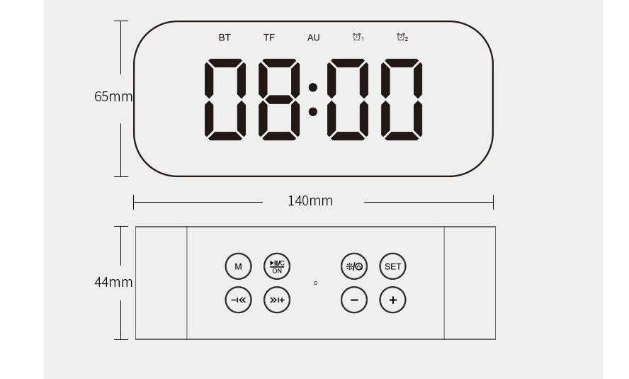 LED alarm clock