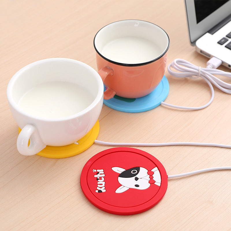 Portable Cup Heating Pads Portable USB Electric Silicone Warm Mat Milk Tea Coffee Keep Warming Cup Pad Mug Warmer Wholesale
