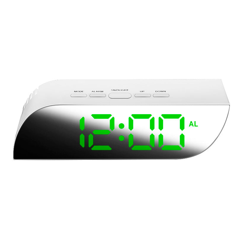 LED clock and mirror alarm clock