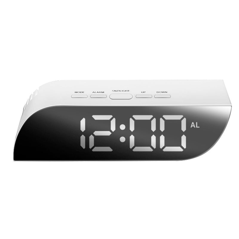 LED clock and mirror alarm clock