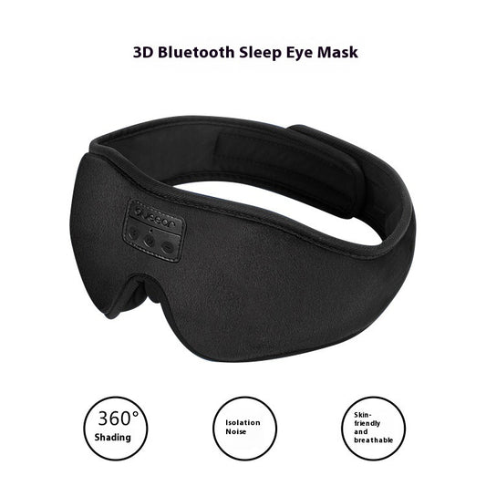 3D Bluetooth Eye Mask Blackout Sleep Office Lunch Break Eye Protection