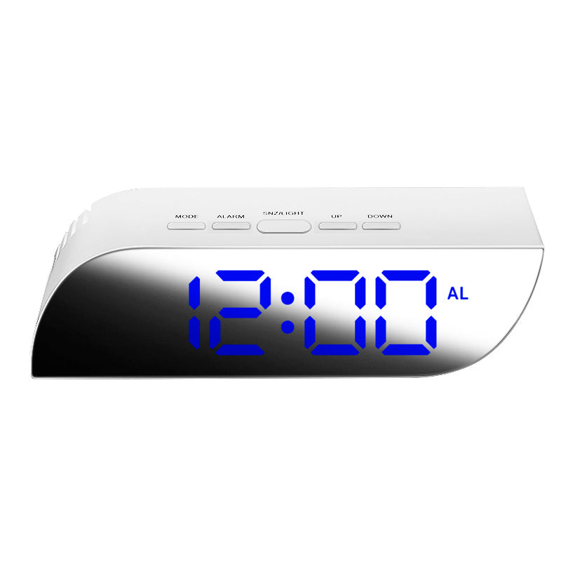 LED clock and mirror alarm clock