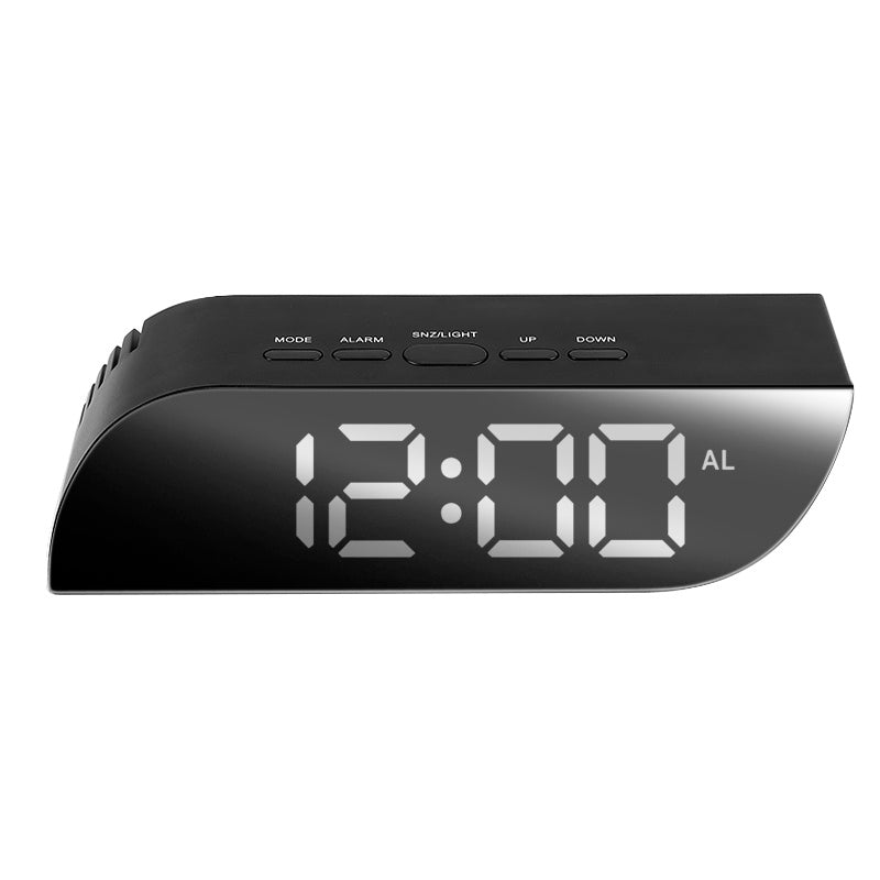LED clock and mirror alarm clock