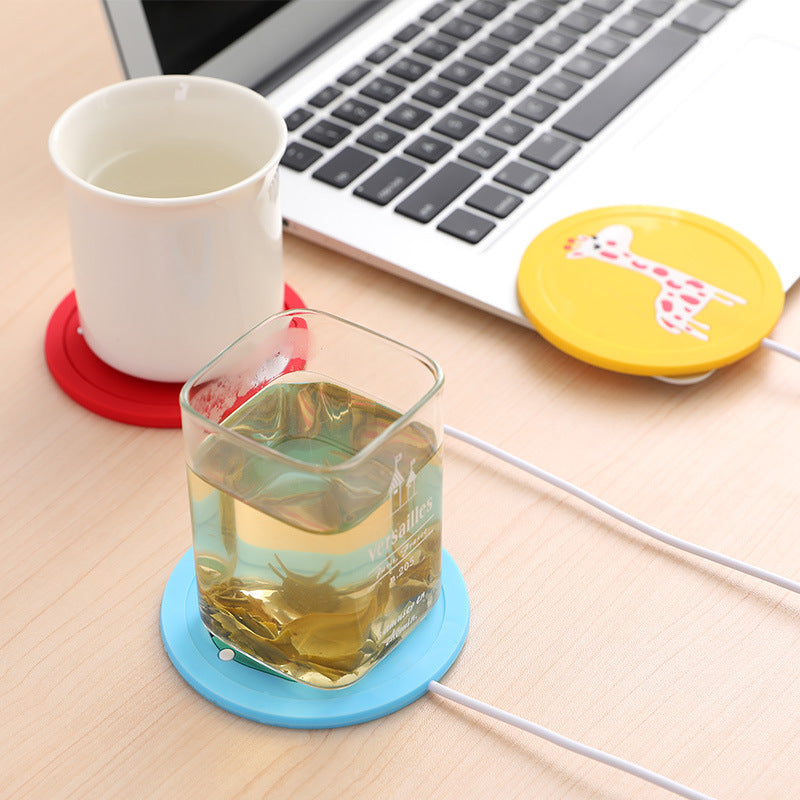 Portable Cup Heating Pads Portable USB Electric Silicone Warm Mat Milk Tea Coffee Keep Warming Cup Pad Mug Warmer Wholesale